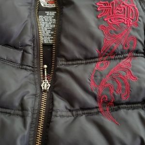 Harley-davidson Puffer vest  embroidered sz: small